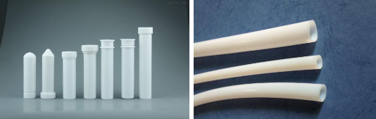 Teflon Digestion Tube Semi-permeable milky white transparent color complete